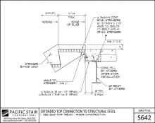 Steel Stair Connection Details Grating Stairs  Landings Pacific Stair  Corporation